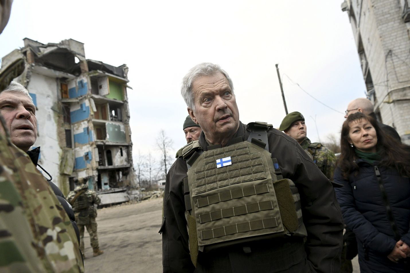 Tasavallan presidentti Sauli Niinistö vieraili Ukrainassa Tammikuussa.
