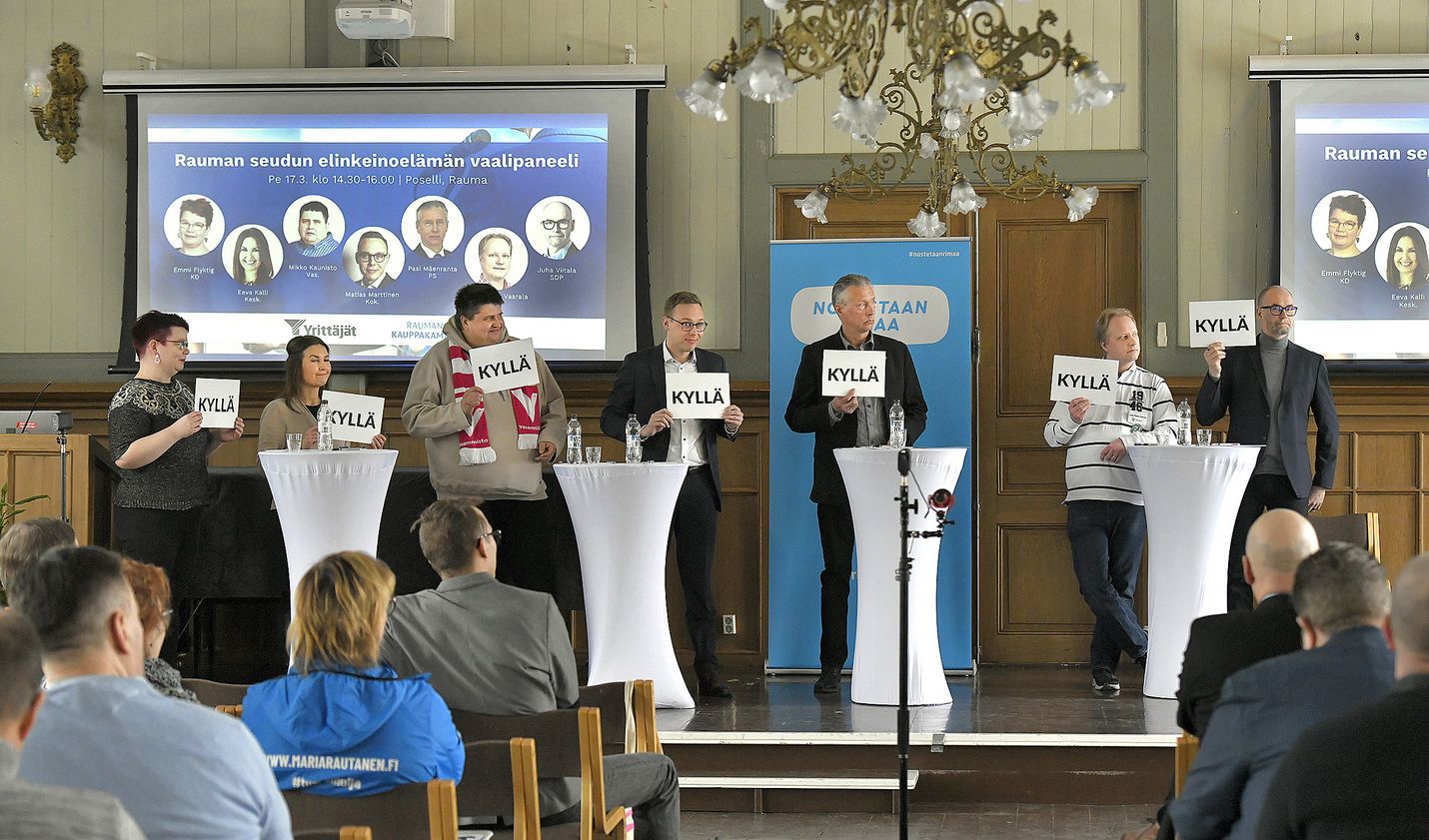 Parista kysymyksestä kaikki ehdokkaat olivat samaa mieltä.