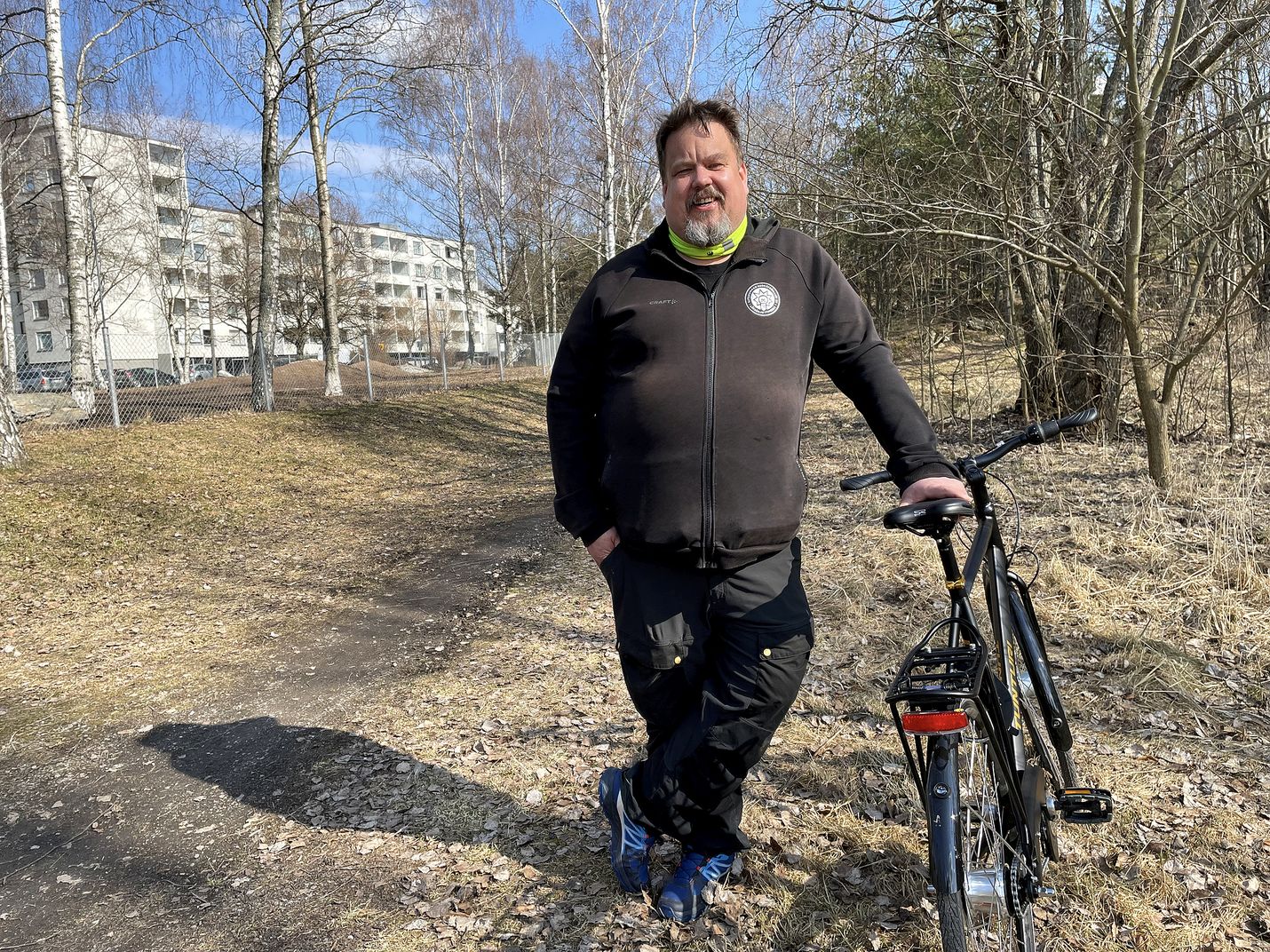 Satakunnan Geokätköilijät ry:n puheenjohtaja Petteri Koponen kävi ennakkoon tutustumassa CITO-siivoustapahtuman alueeseen, joka sijaitsee Sinisaaren ja paperitehtaan välissä. 