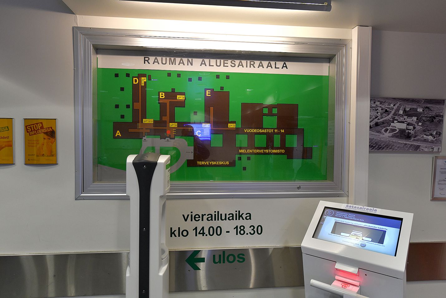 Satakuntalaisilla ei ole hyvä käsitys sote-uudistuksesta. Kuvituskuva Rauman aluesairaalasta.