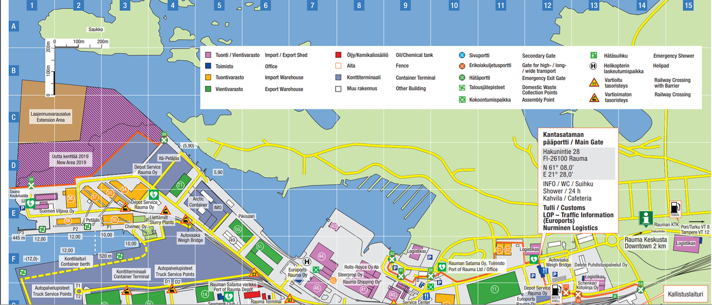 rauman satama kartta Rauman Satama Etsii Urakoitsijaa Ulko Petajaksen Laajennukseen Kustannukset 12 15 Miljoonaa Euroa rauman satama kartta