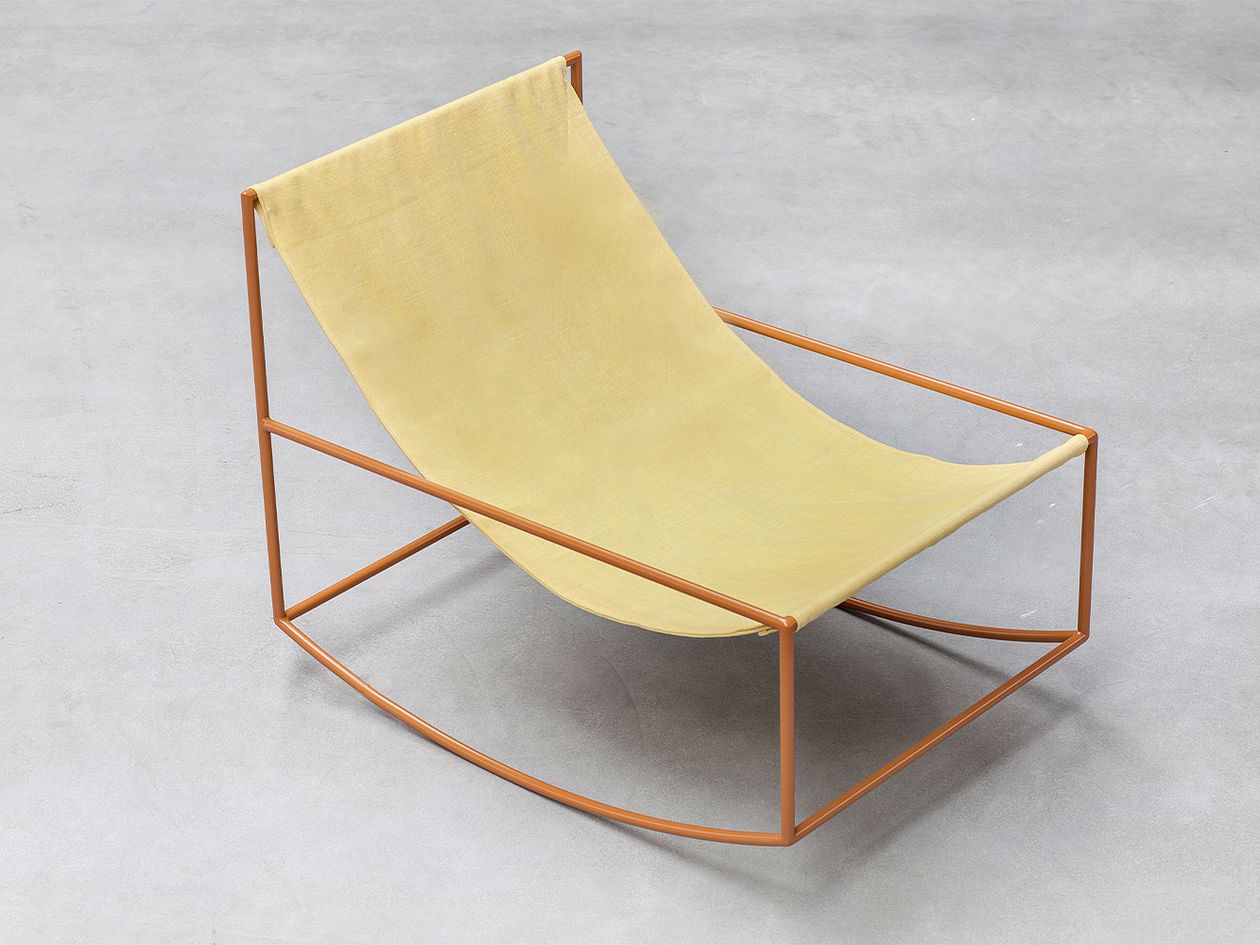 Valerie Objects Rocking chair, sinapinkeltainen - keltainen