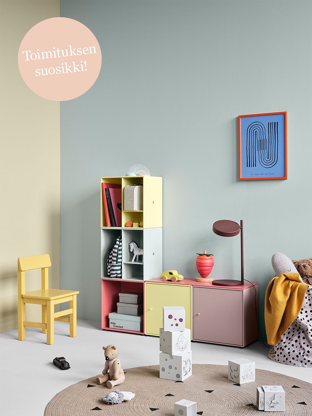 Montana Furniture Montana Mini moduuli hyllyillä, 159 Camomile
