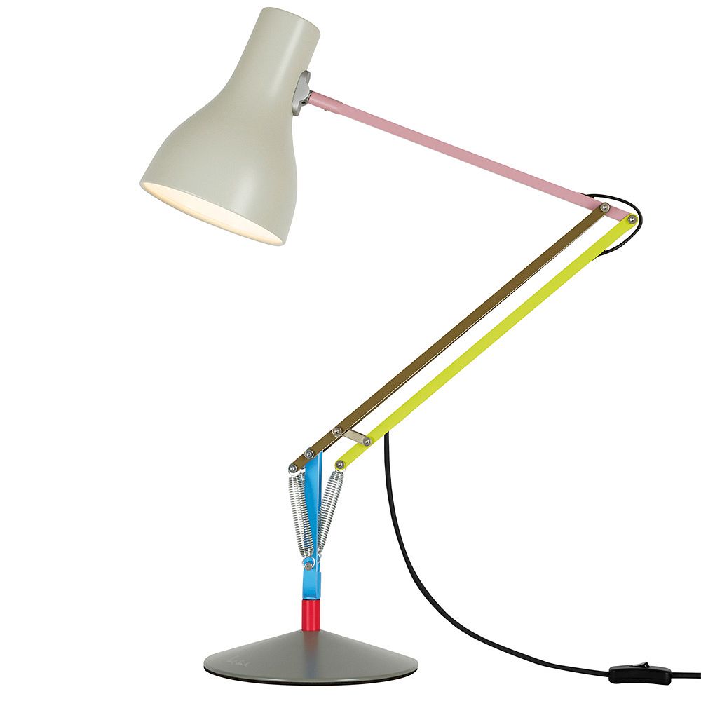 A product image of Anglepoise's Type 75 Mini, Paul Smith Edition 1 table lamp.