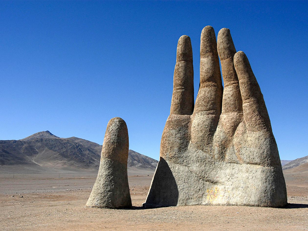 Mano del Desierto, Atacaman aavikko, Chile