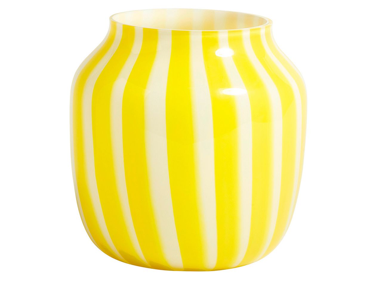 A product image of HAY's Yellow Juice vase.