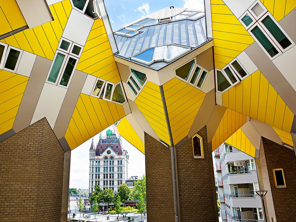 Piet Blomin kuutiotalot Rotterdamissa