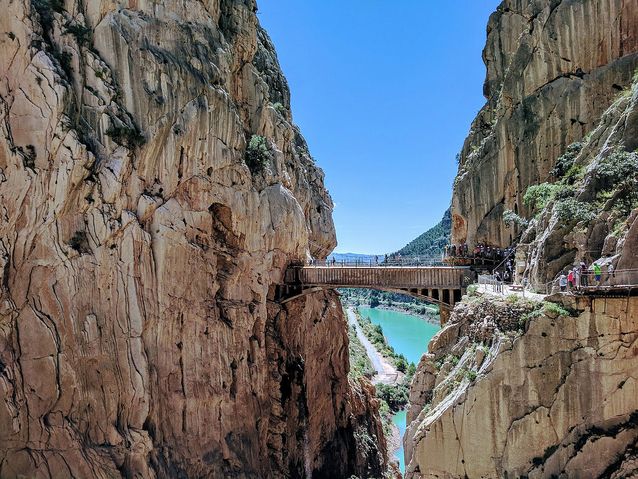 Le chemin suspendu Caminito del Rey
