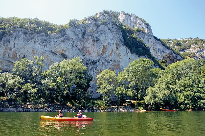 Les gorges de l’Ardèche en canoë