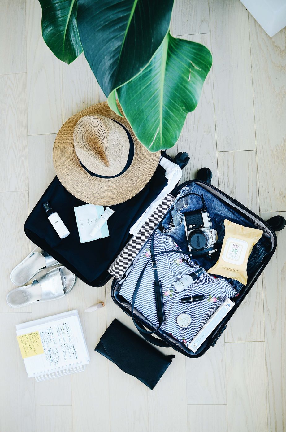 Valise ouverte