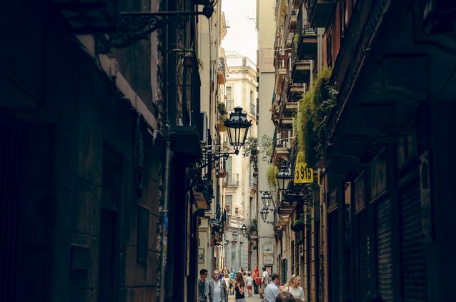 Quartier gothique à Barcelone