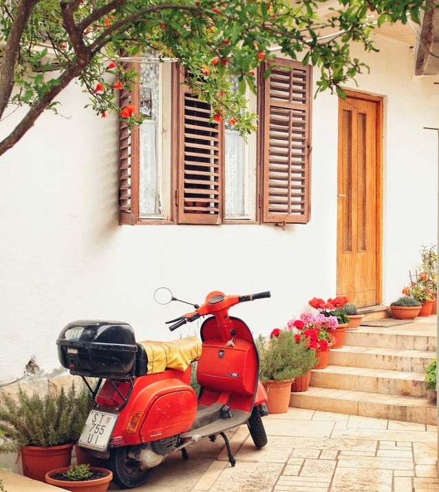 Une rue en Croatie