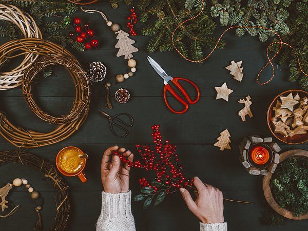 Nachhaltig basteln in der Winter- und Weihnachtszeit