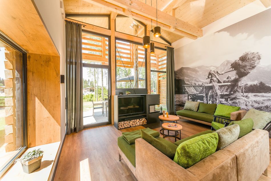 Exclusive-Ferienhaus Park Allgäu: Wohnbereich