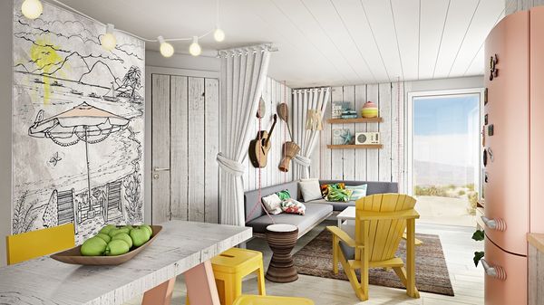 Beach Chilla Park Zandvoort Wohnzimmer