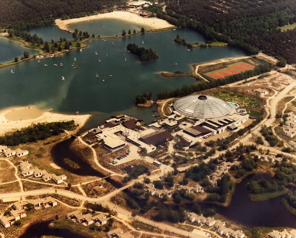 Luftbild von Center Parcs De Kempervennen 1983 