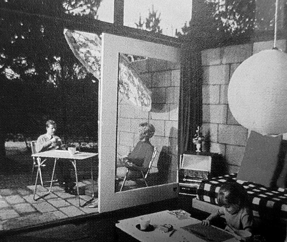 Die ersten Center Parcs-Ferienhäuser in De Lommerbergen 1968