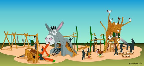 Tierisch: der Entwurf für den neuen thematisierten Spielplatz