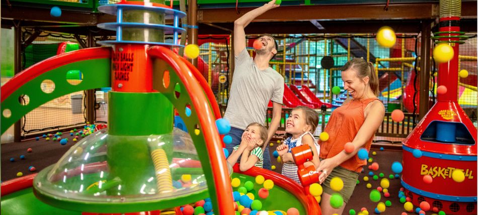 aire de jeux intérieur pour enfants center parcs