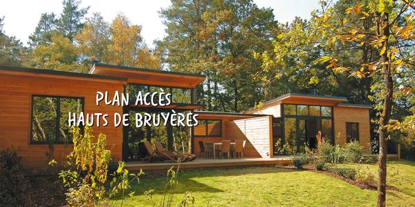 Plan et accès au Domaine Les Hauts de Bruyères