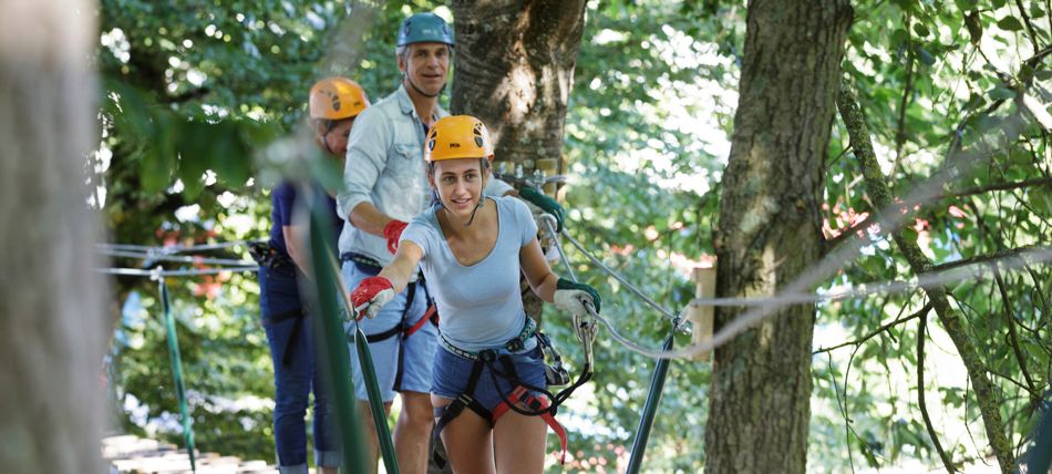 parcours de l'aventure accrobranche center parcs