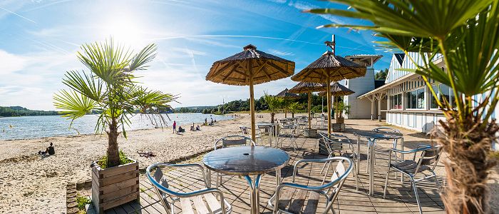 La plage au Lac d'Ailette