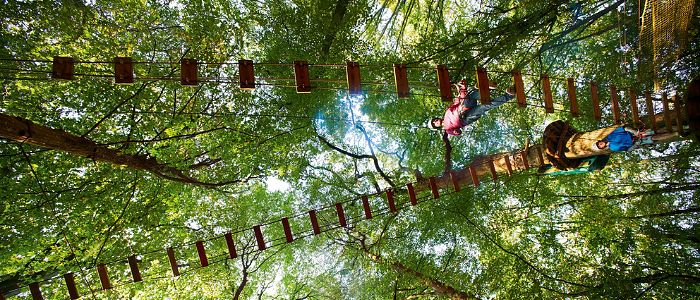 Le Parcours de l'Aventure à Center Parcs