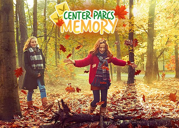 Jouez au jeu Center Parcs Memory et gagnez un séjour gratuit!