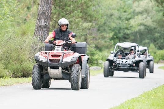 Quad riding