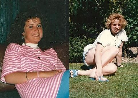 Sandra (à gauche) et Nicole (à droite) se sont rencontrées à l'adolescence, en vacances au parc De Kempervennen.