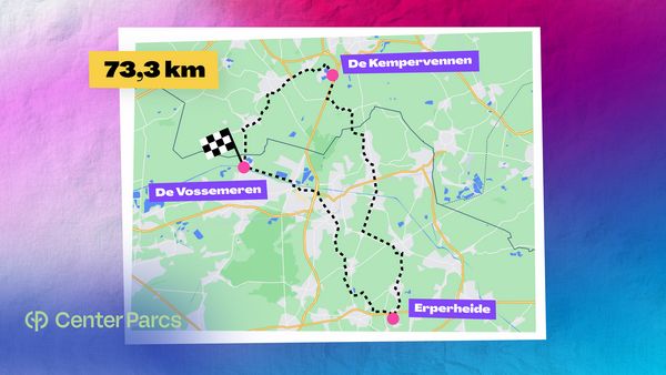 Van België naar Nederland: de Center Parcs x Tour de Tietema wielrenroute