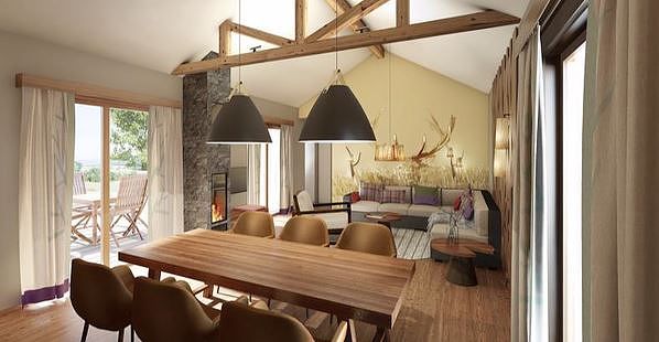 De inrichting van de VIP cottage