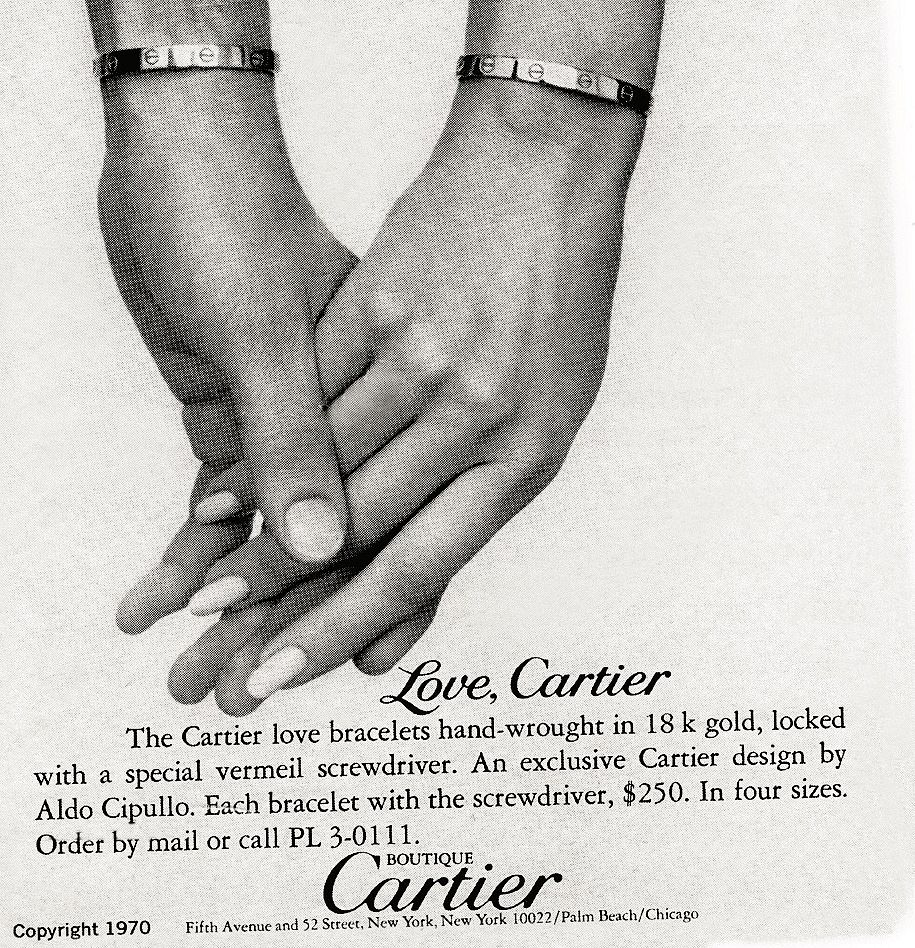 cartier cipullo nail bracelet
