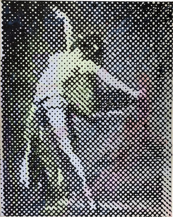 Exquisitely enchanting and visually arresting, Polke's 'Tänzerin' from 1994 offers a glimpse at the evolution of the artist's signature technique.