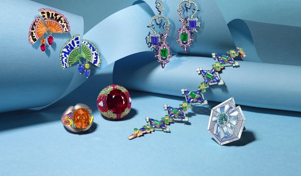The Hong Kong designer is known for his bold and psychedelic designs that combine rare gemstones with sculptural ingenuity.