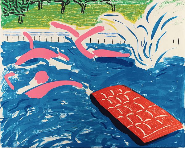 Diving into the artist's iconic swimming pool prints. 