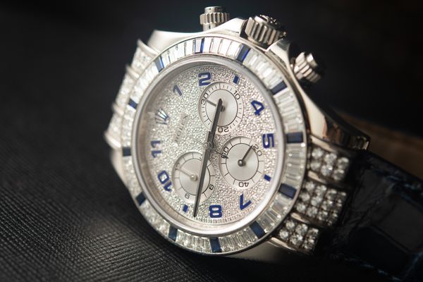 Lot 173 Rolex Daytona Baguette Sapphire