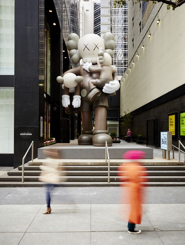 Now on view: A colossal 25-foot KAWS provides the ultimate monument to the artist's trademark Companion figure.