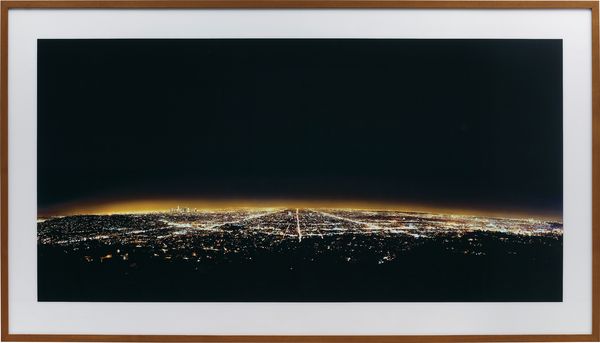 Andreas Gursky's exemplary use of the photographic medium shows Los Angeles from the mythical view of deities. 