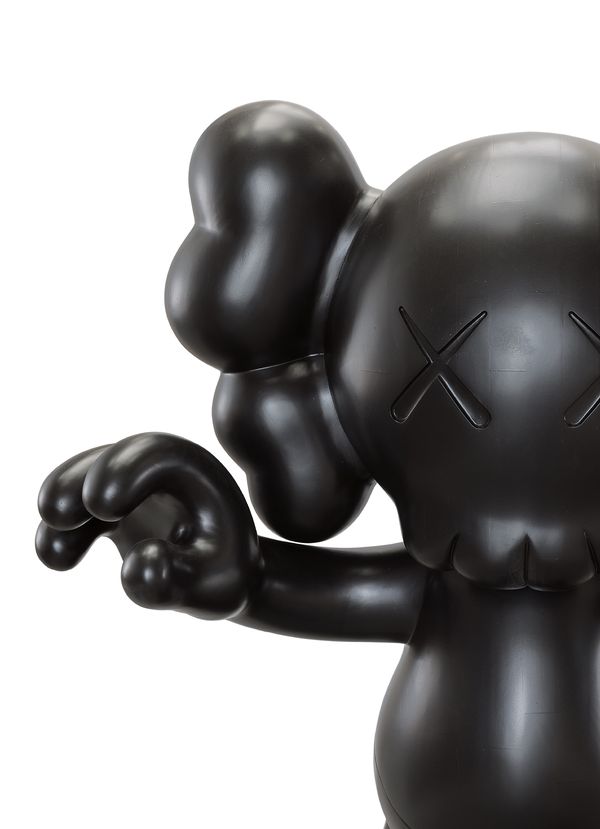 Made from afrormosia hardwood sourced in Africa, cut in Amsterdam and hand-finished in Maastricht, 'FINAL DAYS' is a truly global character from KAWS' distinctive oeuvre.