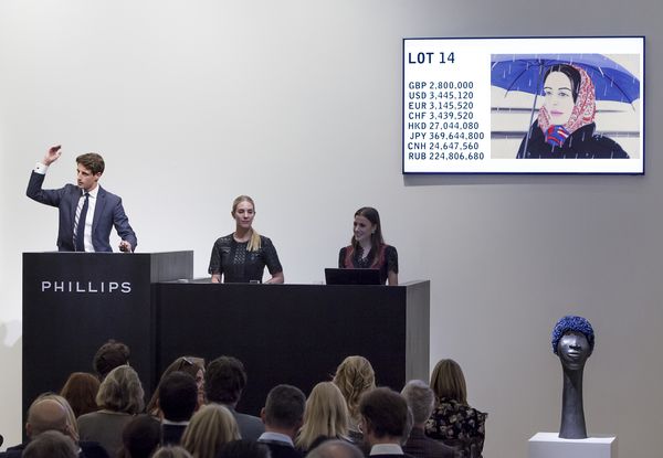 Offering strong contemporary works with international caché, Phillips realizes over £35 million across Evening and Day Sales. 