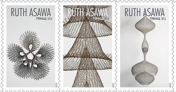 How Ruth Asawa's postage stamps, designed by Ethel Kessler, became the most beloved of the year. 