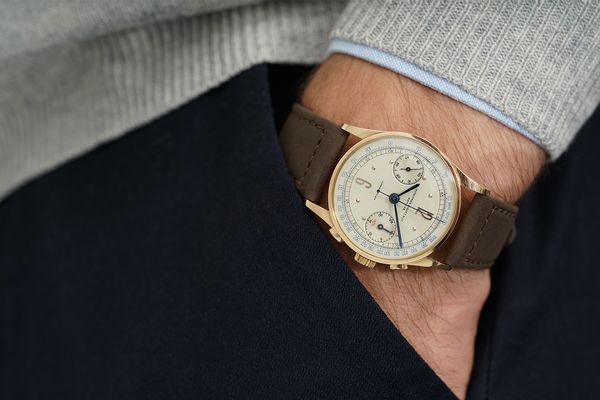 Audemars Piguet chronograph, number 513, sold by Gobbi