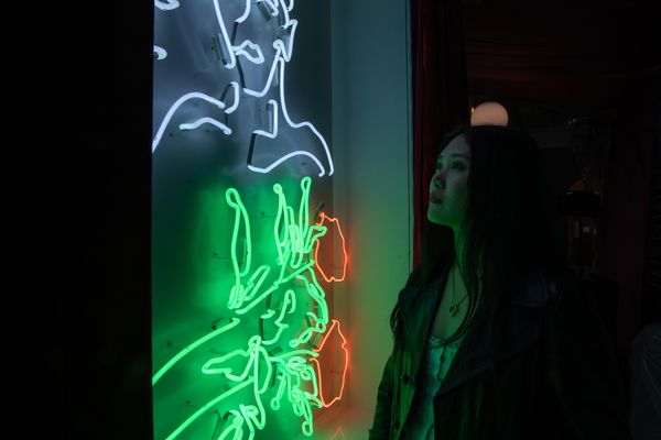 We sat down with the British painter to find out more about her recently commissioned work for the British Council of Hong Kong’s SPARK Festival, her first foray into working with neon. 