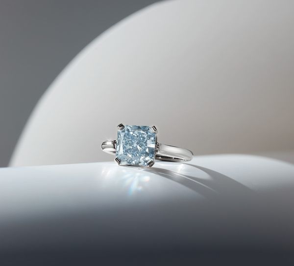 An Exceptional Tiffany Blue Diamond