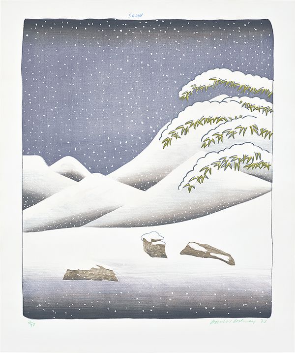 David Hockney Snow