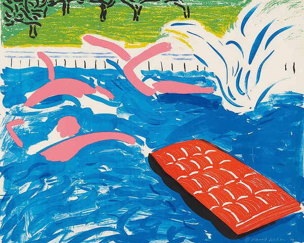 Diving into the artist's iconic swimming pool prints. 