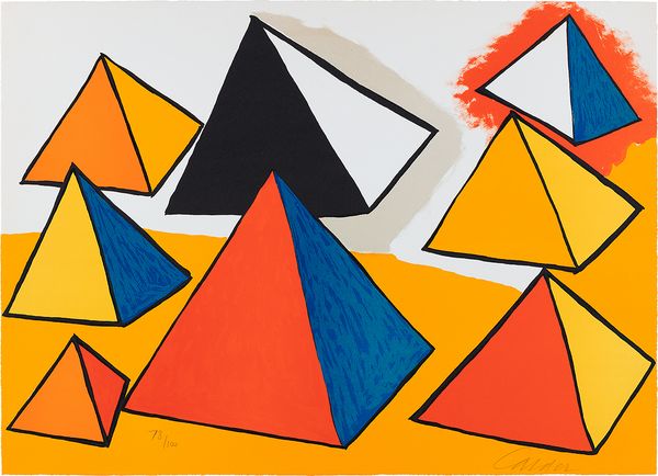 A selection of prints by Alexander Calder provide broad insight to the artist’s practice.
