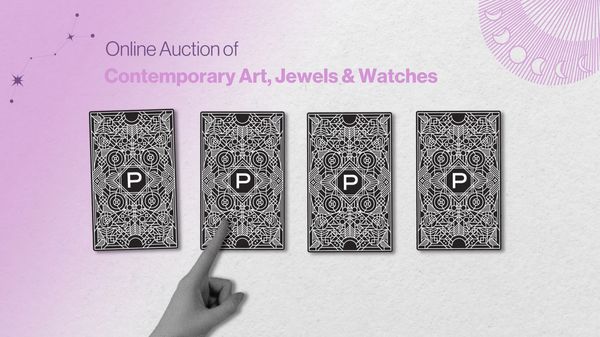 Let your intuition be the guiding force in this fall’s online sale of contemporary art, jewels, and watches.