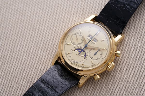 Patek Philippe reference 2499 with champagne dial Phillips